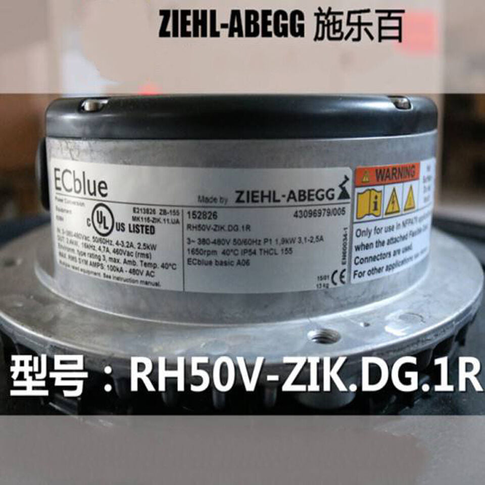 new 1PC  ZIEHL-ABEGG RH50V-ZIK.DG.1R Centrifugal Fan ping