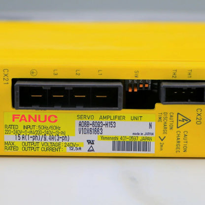 new FANUC A06B-6093-H153 Servo Amplifier A06B6093H153 Expendited - FANUC
