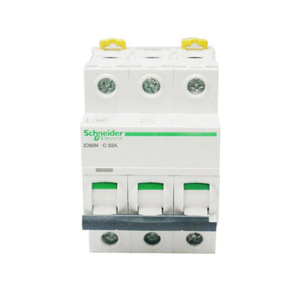 Schneider IC65N Circuit Breaker Switch 3P C 32A - High-Performance Industrial Switchgear - SCHNEIDER