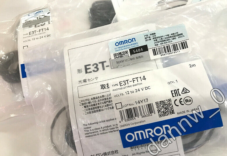new OMRON E3T-FT14 Photoelectric Sensor Switch - OMRON