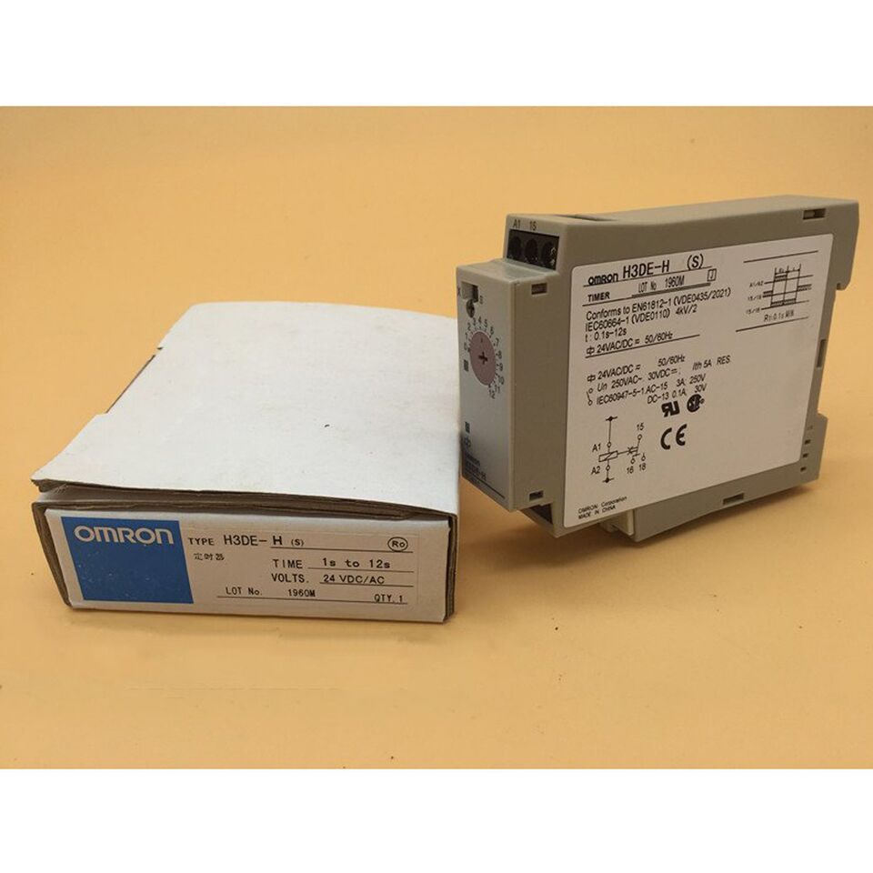 new Omron H3DE-H Time Relay One H3DEH - OMRON
