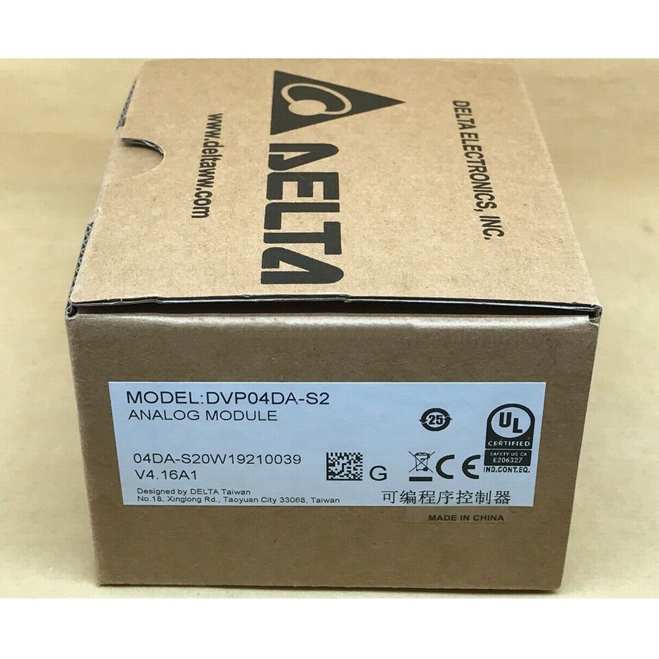 new 1PC Delta DVP04DA-S2 PLC Module In Box ping DVP04DAS2 - DELTA