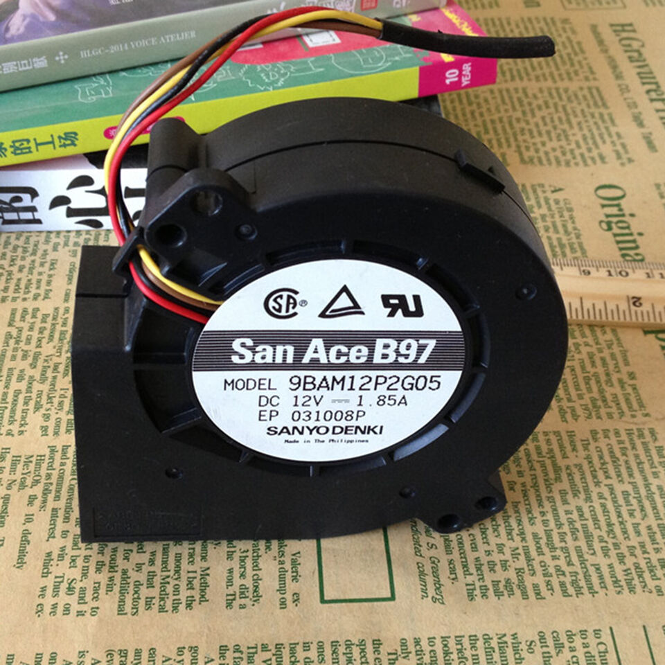 new 1PC Cooling Fan One 9BAM12P2G 12V 1.85A - PLC INDUSTRY BRAND