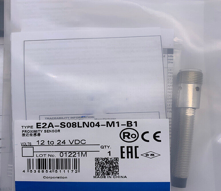 new Omron E2A-S08LN04-M1-B1 Proximity Sensor One E2AS08LN04M1B1 - OMRON
