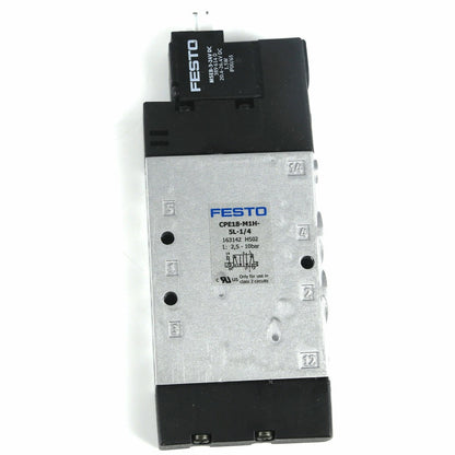 new One Festo CPE18-M1H-5L-1/4 163142 Solenoid Valve ping