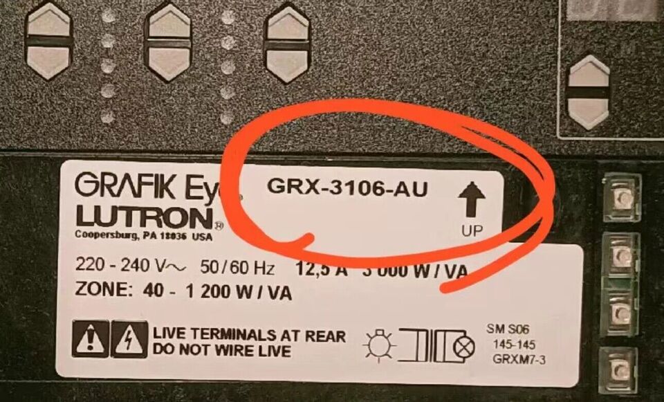 used 1PCS Lutron GRX-3106-AU Dimming Module good condition - LUTRON