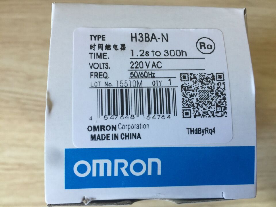 new Omron H3BA-N 220VAC Timer One H3BAN - OMRON