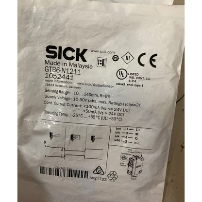 new SICK GTB6-N1211 Photoelectric Sensor One GTB6N1211 - SICK