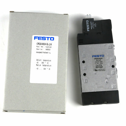 new One Festo CPE18-M1H-5L-1/4 163142 Solenoid Valve ping