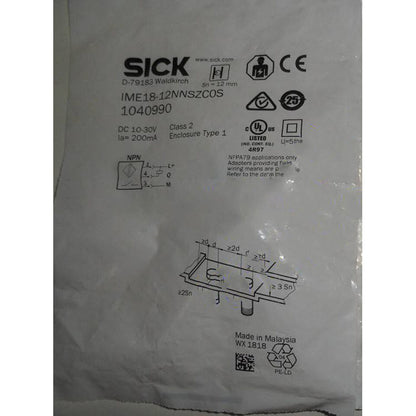 new 1PC Sick IME18-12NNSZC0S Proximity Switch IME1812NNSZC0S - SICK