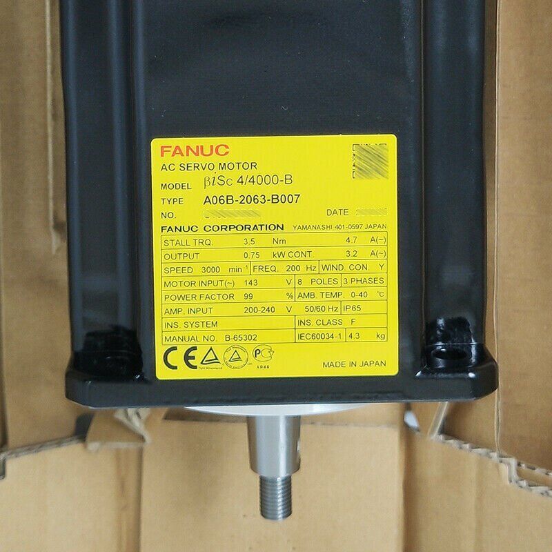 new 1PC FANUC A06B-2063-B007 Servo Motor In Box ping - FANUC