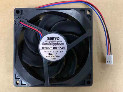 new 1PC D0925F14BXCZ-49 9CM 14V 0.17A Scythe fan GentleTyphoon - SCYTHE