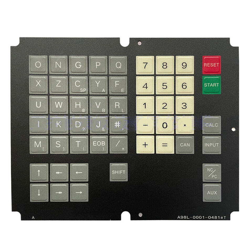 FANUC A98L-0001-0481#T Mechanical Keyboard Keysheet Keyboard - FANUC