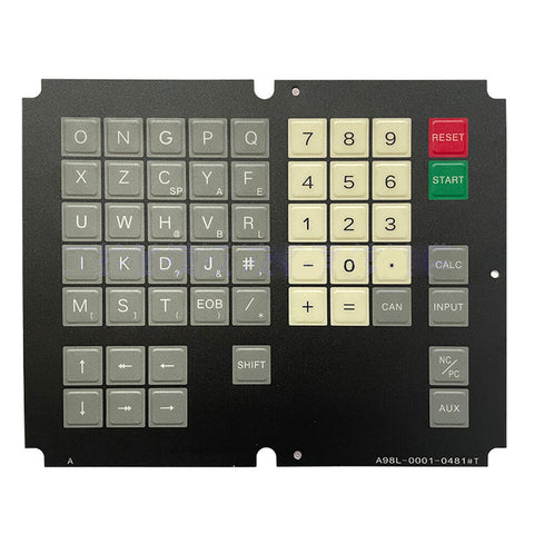 FANUC A98L-0001-0481#T Mechanical Keyboard Keysheet Keyboard - FANUC