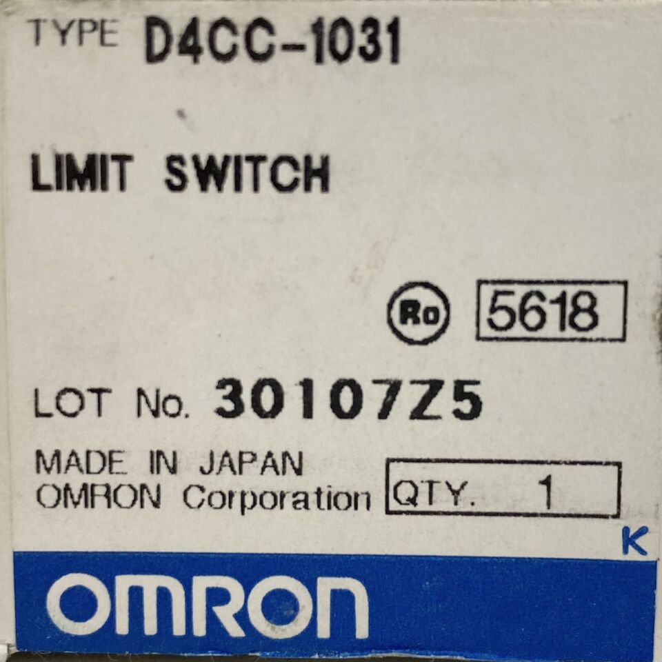 Omron D4CC-1031 Limit Switch - OMRON