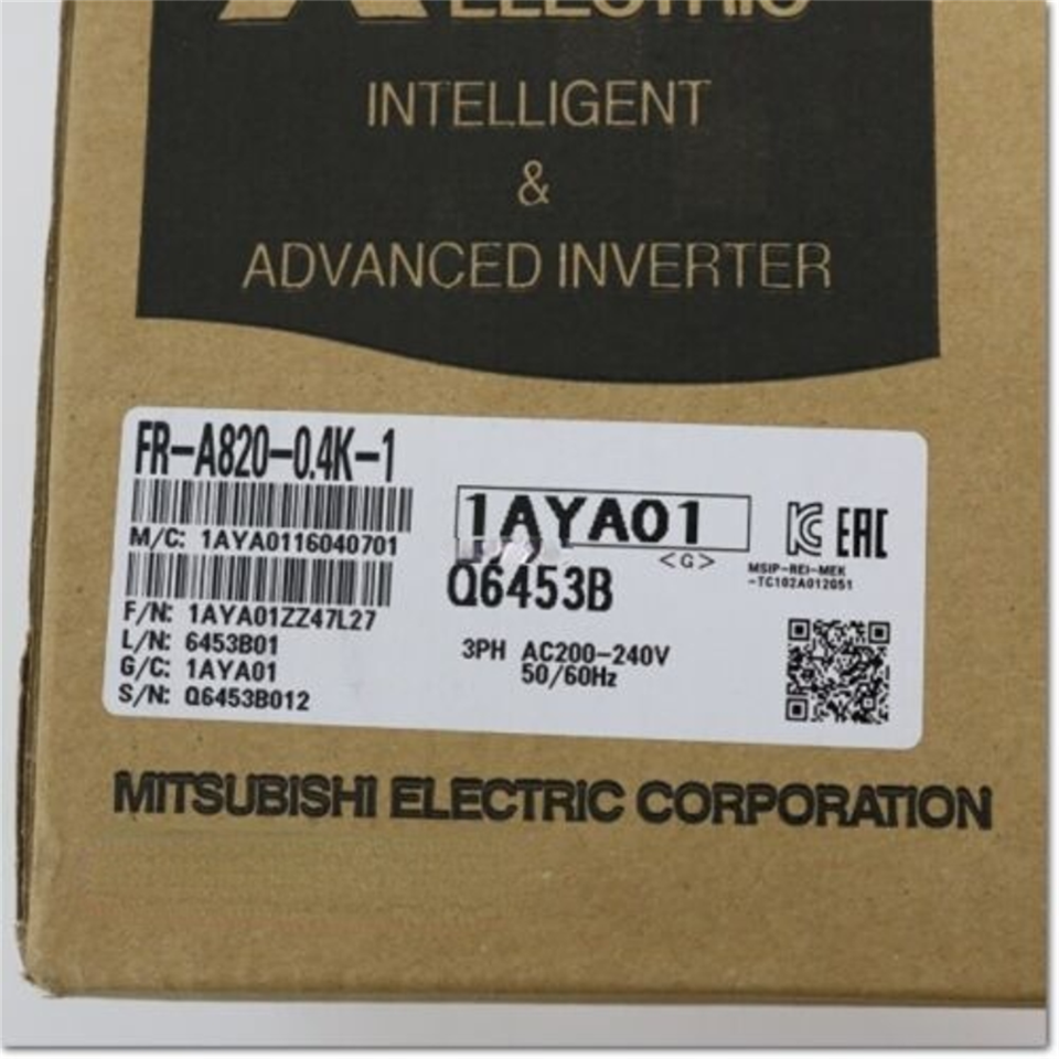 new One Mitsubishi FR-A820-0.4K-1 Inverter FRA8200.4K1 ping - MITSUBISHI