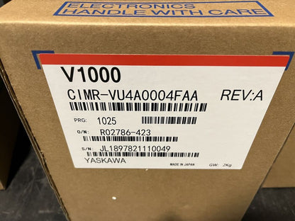 new YASKAWA CIMR-VU4A0004FAA Inverter CIMRVU4A0004FAA ping One - YASKAWA