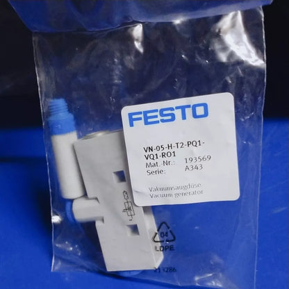 new Festo VN-05-H-T2-PQ1-VQ1-RO1 193569 Vacuum Generator One - FESTO