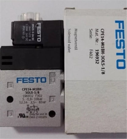 Festo CPE14-M1BH-3OLS-1/8 Solenoid Valve: High-Performance Flow Control for Pressure Range 1/8 inch - FESTO
