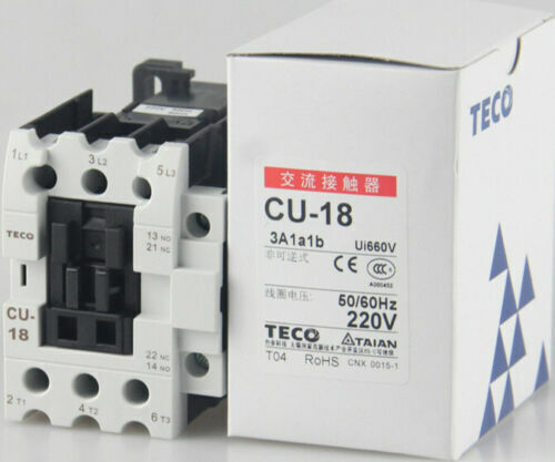 1pc CU18 TECO 220VAC contactor - TECO