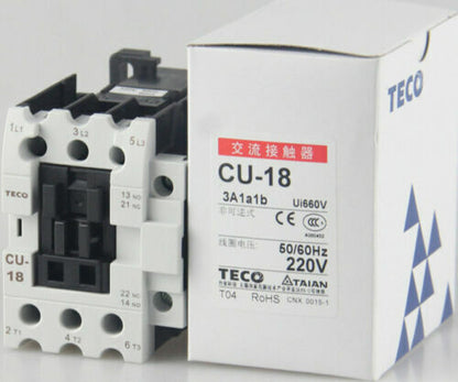 1pc CU18 TECO 220VAC contactor - TECO