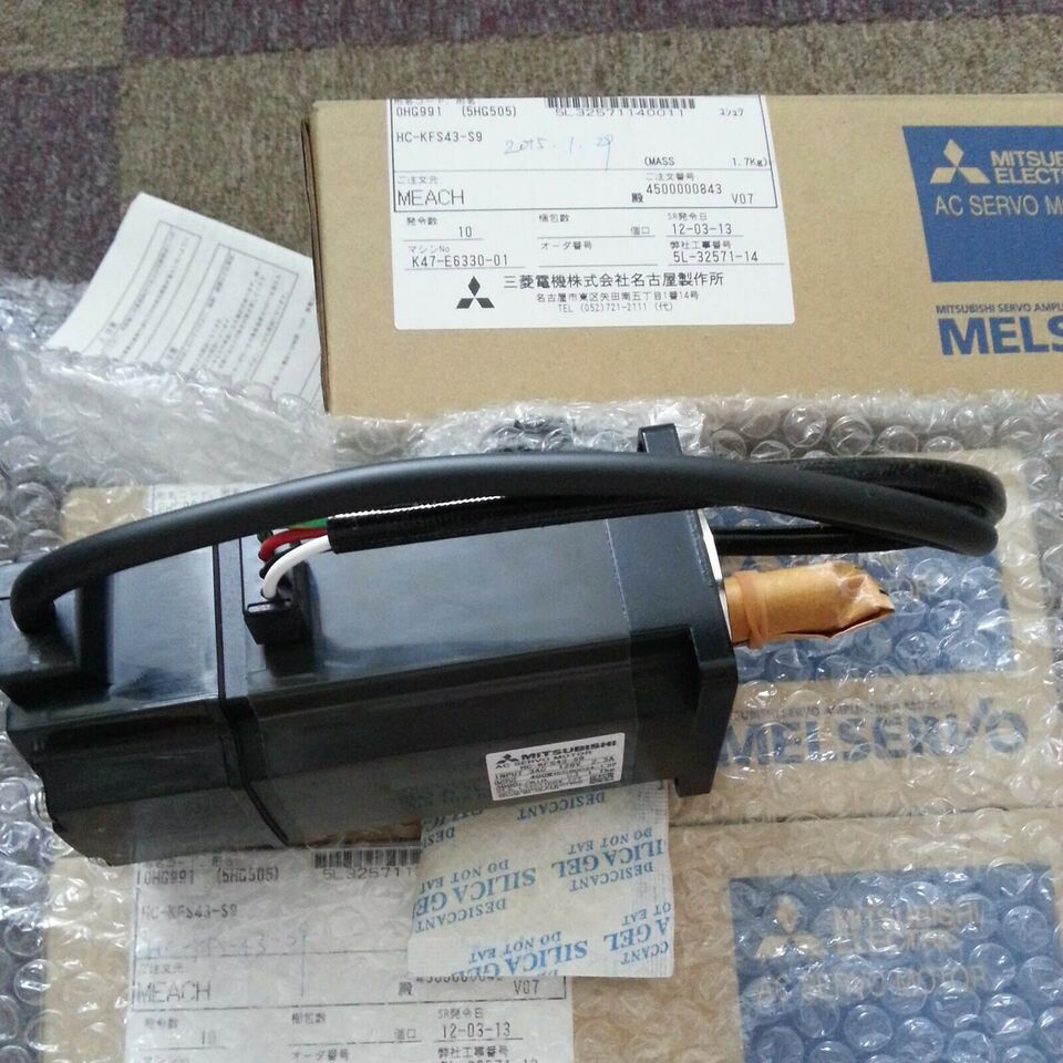 new 1PC Mitsubishi HC-KFS43-S9 HCKFS43S9 Servo Motor ping - MITSUBISHI