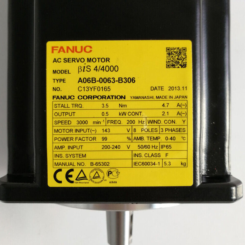 new 1PC FANUC A06B-0063-B306 Servo Motor In Box ping