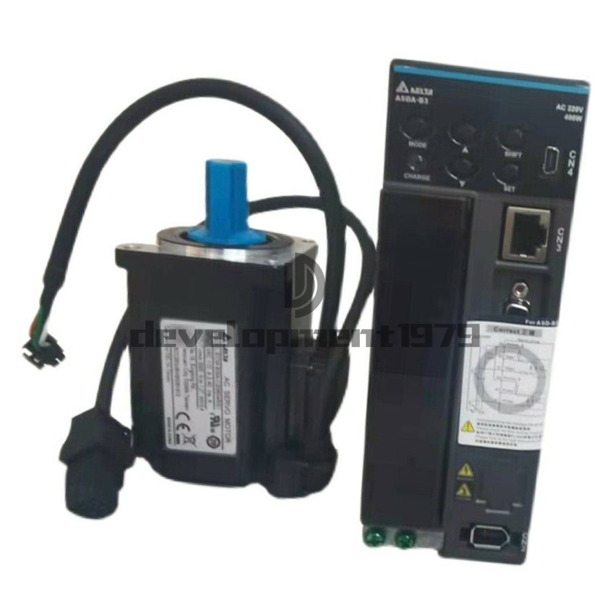 new DELTA 400w 3000rpm B3 AC servo motor driver kits ASD-B3-0421-L+ECM-B3M-C20604RS1 - DELTA