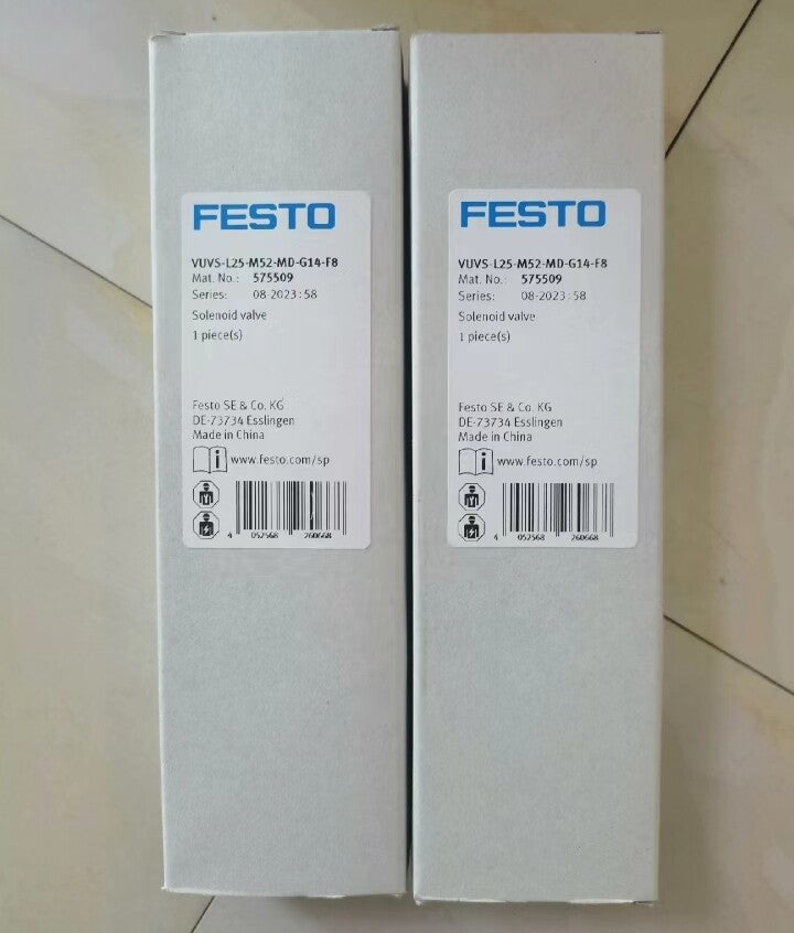 new Festo VUVS-L25-M52-MD-G14-F8 575509 Solenoid Valve One