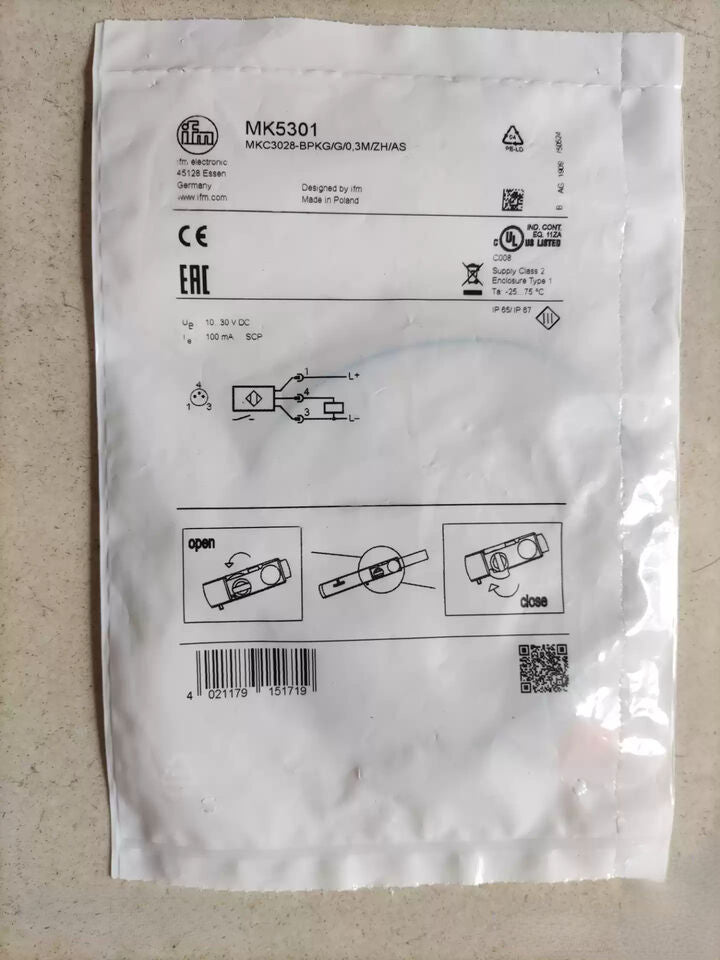 IFM MK5301 Proximity Sensor - High-Precision PLC Distance Measurement Device - IFM