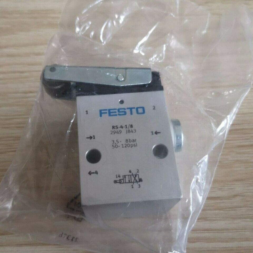 new 1PC Festo RS-4-1/8 2949 Roller Lever Valve ping - FESTO