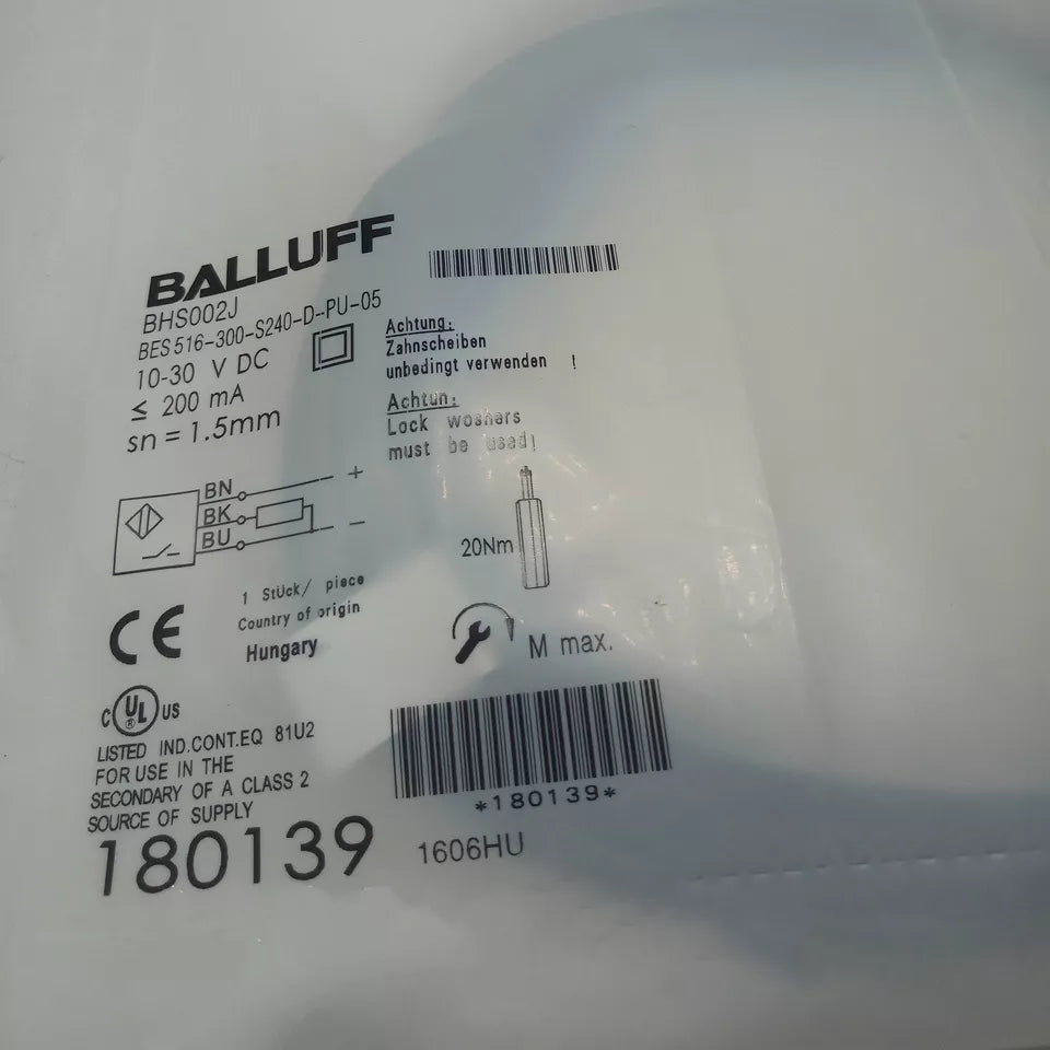 new 1PC BALLUFF BES 516-300-S240-D-PU-05 Poximity Sensor BES516300S240DPU05 - BALLUFF