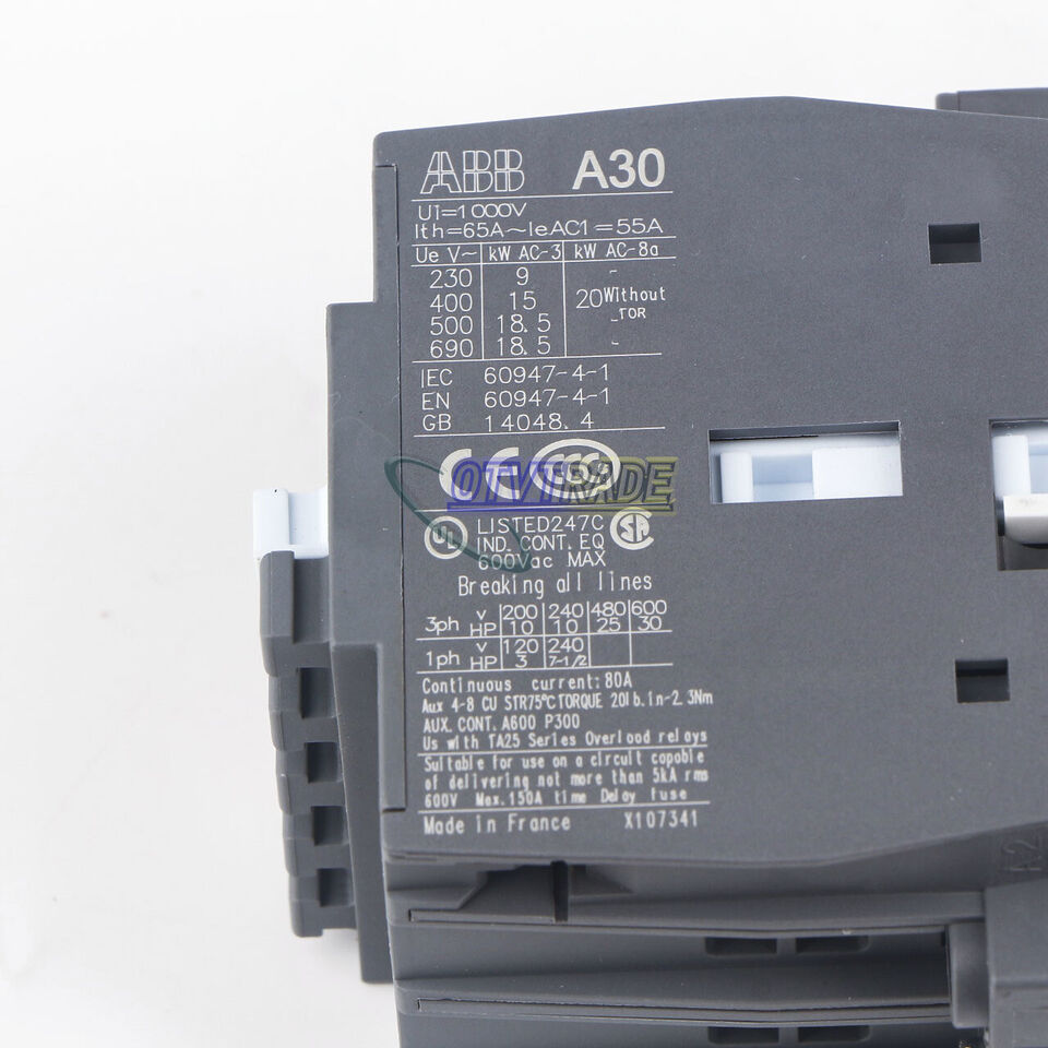 ABB A30-30-10 Contactor 220VAC - ABB