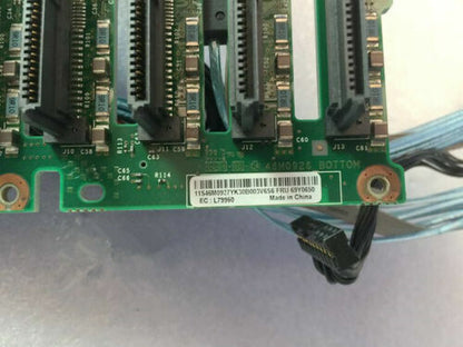 used IBM X3650 M3 8 x 2.5" SAS/SATA Hot-Swap Drive Backplane with Cables 69Y0650