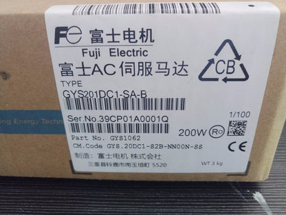 new 1PC Fuji GYS201DC1-SA-B Servo Motor ping GYS201DC1SAB - FUJI ELECTRIC