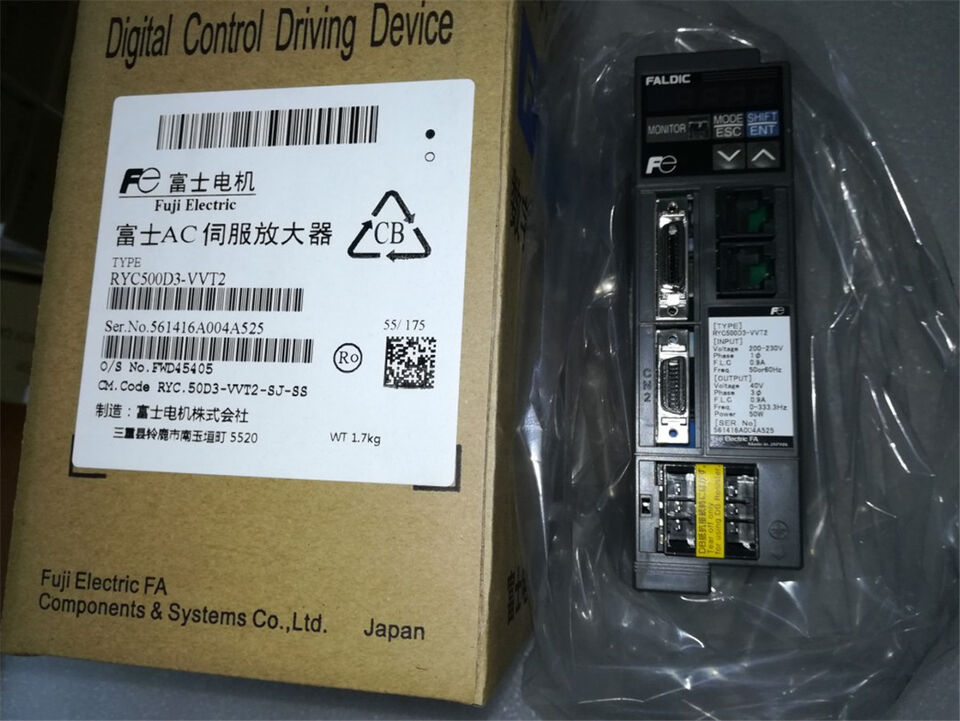 new One Fuji RYC500D3-VVT2 RYC500D3VVT2 Servo Drive In Box ping - ONE FUJI
