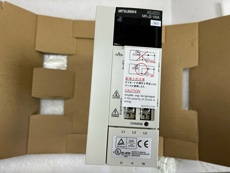 new 1PC Mitsubishi MR-J2-100A-S01 Servo Drive MRJ2100AS01 ping - MITSUBISHI