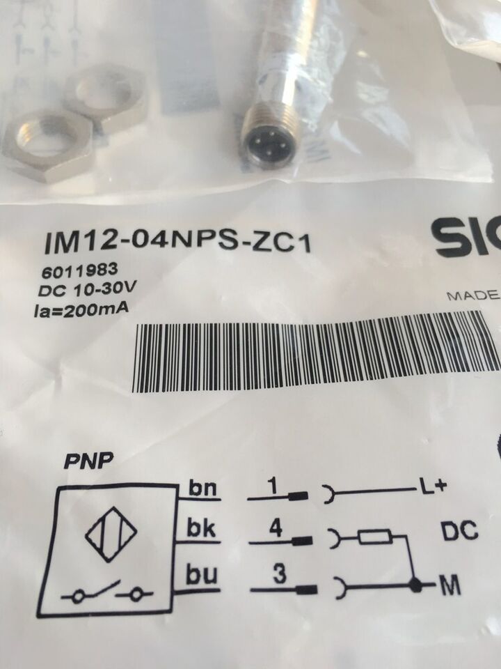 new SICK IM12-04NPS-ZC1 Proximity Switch One IM1204NPSZC1 - SICK