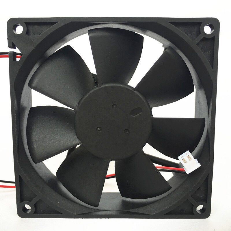 used 1pc    hydraulic mute cooling fan 90*90*25MM 2pin TD9025LS DC 12V 0.16A