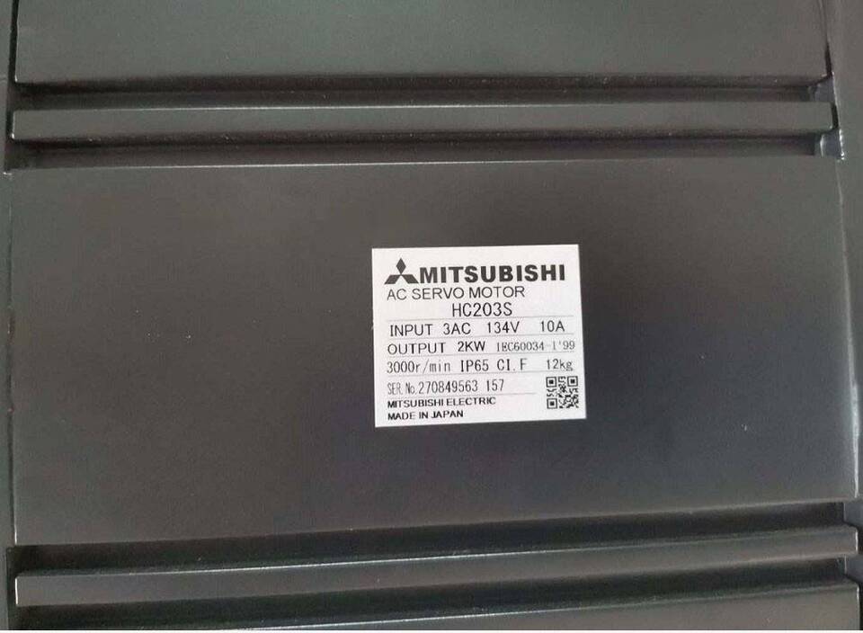 new 1PC Mitsubishi HC203S AC Servo Motor In Box HC203S ping - MITSUBISHI