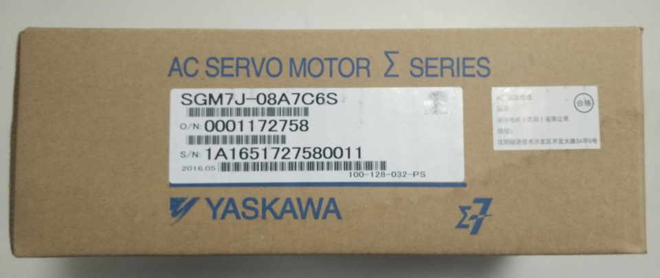 Yaskawa SGM7J-08A7C6S AC Servo Motor - YASKAWA
