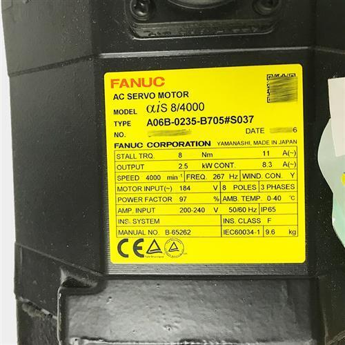 new 1PC Fanuc A06B-0235-B705#S037 A06B0235B705 Servo Motor ping - FANUC