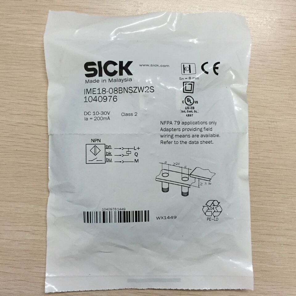 new SICK IME18-08BNSZW2S Proximity Switch One IME1808BNSZW2S - SICK