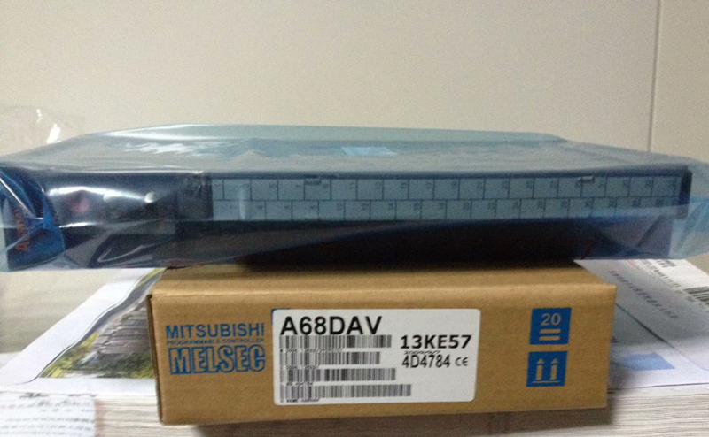 new Mitsubishi A68DAV PLC Analog Output Unit MELSEC ping - MITSUBISHI