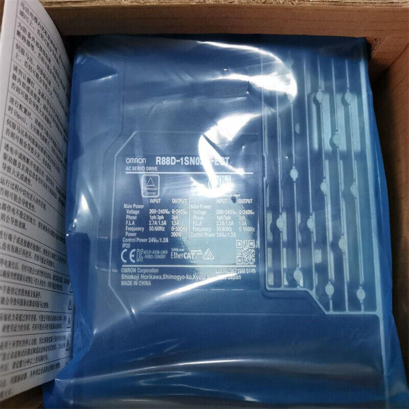 new 1PC Omron R88D-1SN02H-ECT AC Servo Drive R88D1SN02HECT ping - OMRON