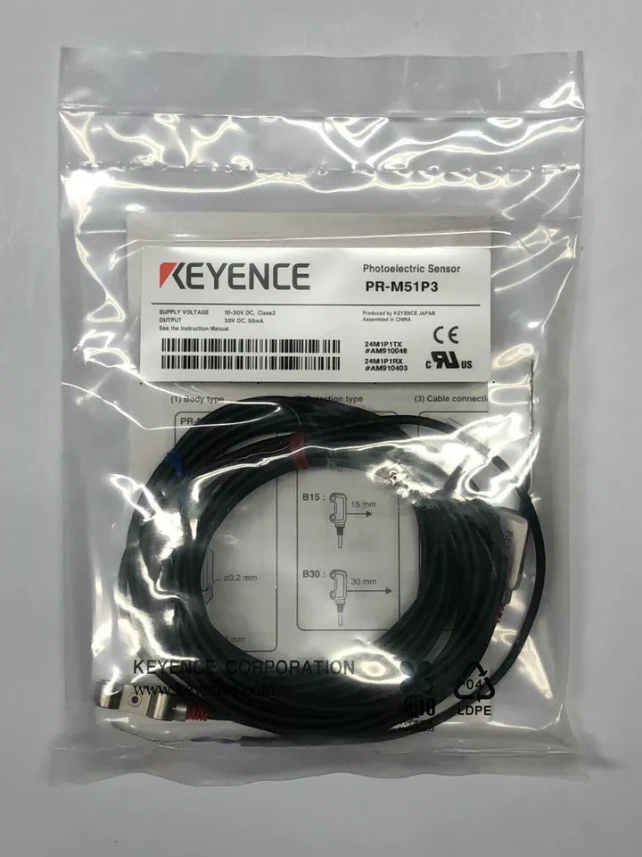 new 1PC Keyence PR-M51P3 Photoelectric Switch Sensor PRM51P3 - KEYENCE