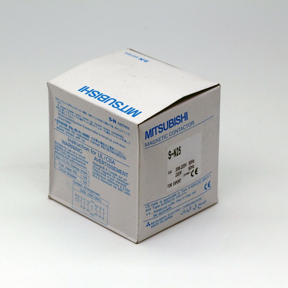 Mitsubishi S-N25 Magnetic Contactor - MITSUBISHI