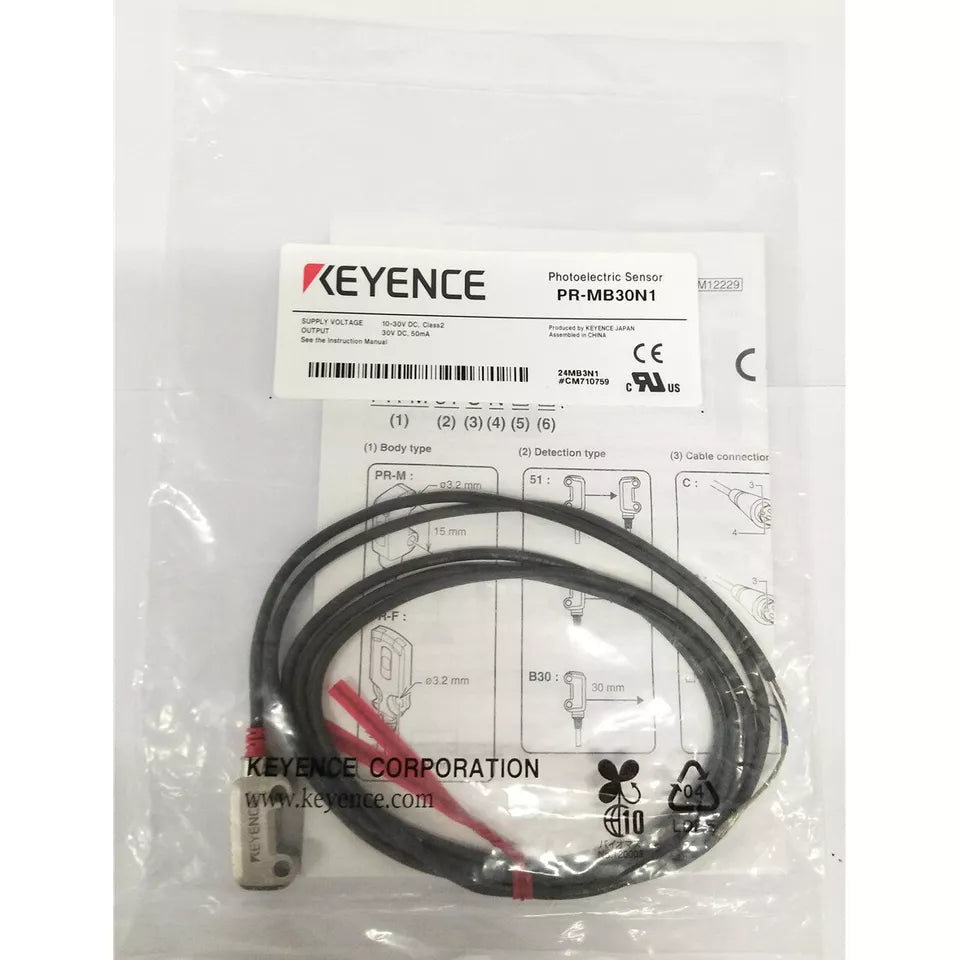 new 1PC Keyence PR-MB30N1 Photoelectric Sensor PRMB30N1 - KEYENCE