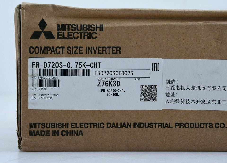 new 1PC Mitsubishi FR-D720S-0.75K-CHT Inverter ping