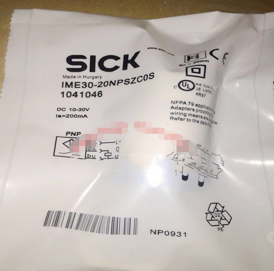 new SICK IME30-20NPSZCOS Proximity Sensor One - SICK